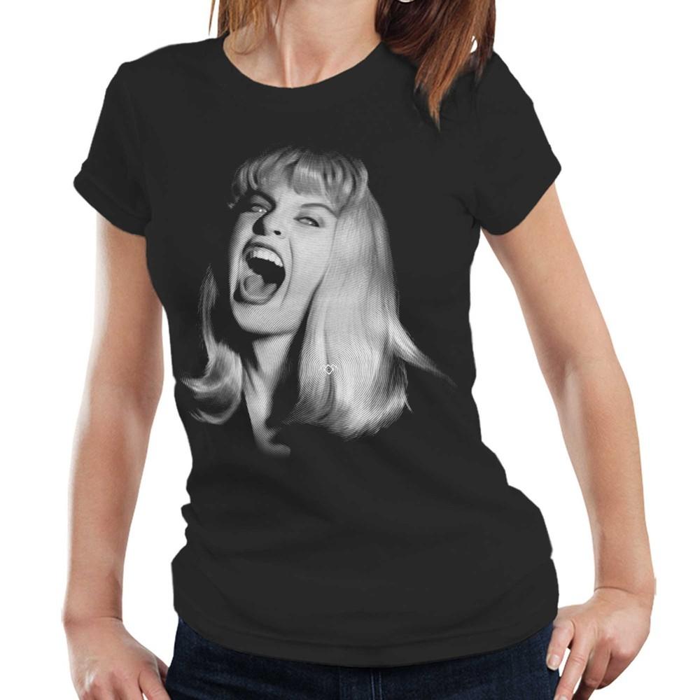 

Twin Peaks Laura Palmer Semi Fitted Ladies T Shirt Scream Cult TV David Lynch 4XL