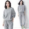 Women's Waffle Knit Tracksuit: Spring/Autumn 2025 Long Sleeve Casual Running Set