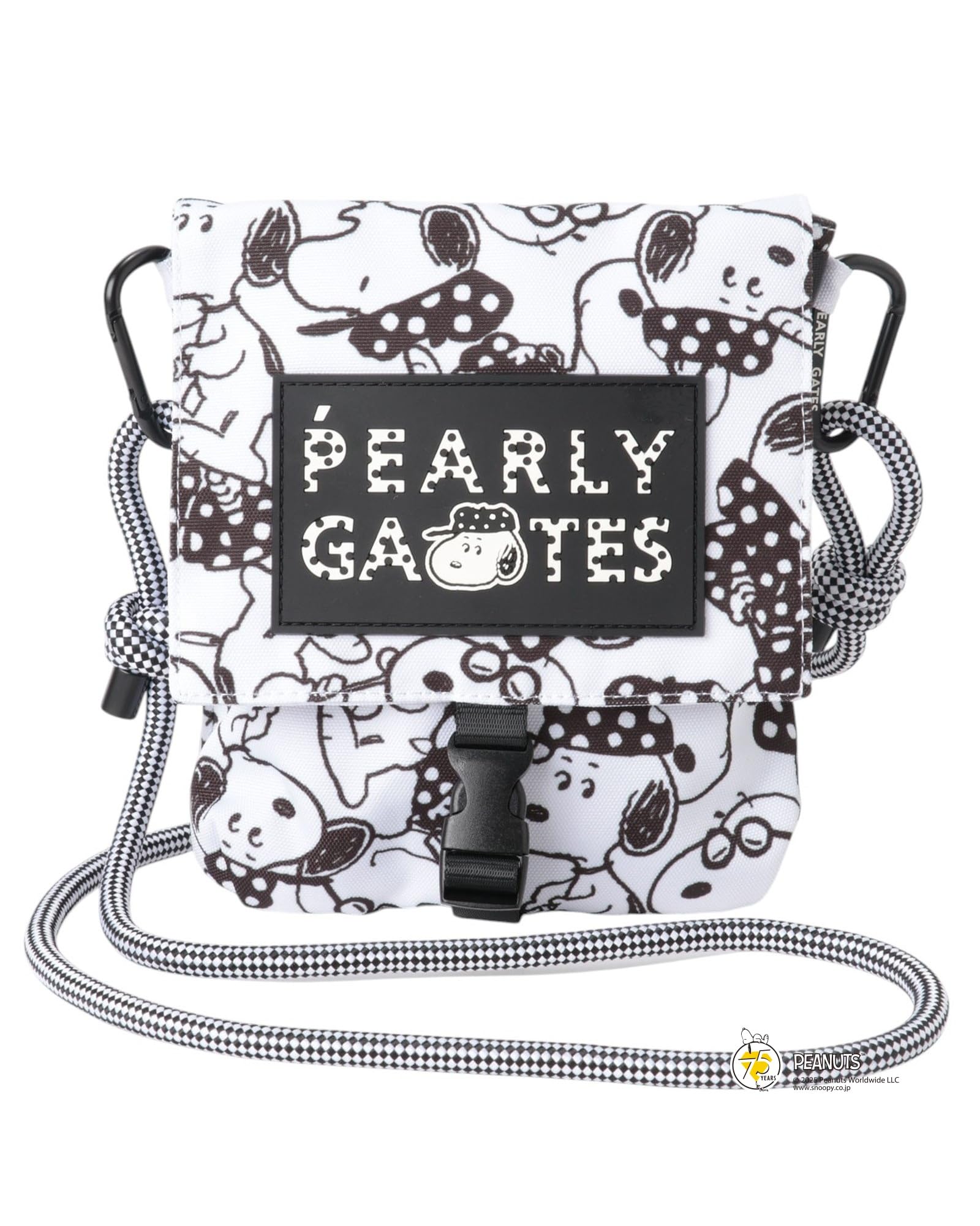 

PEARLY GATES Sacoche Cart Pouch [Character Collaboration] Golf Accessory Case 053-5284038 031White FR