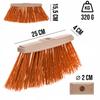Szczotka łukowa gospodarcza ogrodnicza ulicówka 250mm orange - etox