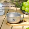 MINI Camping-Wasserbecher Titanlegierung Tragbarer Tee-Kaffeebecher Outdoor-Küchenausrüstung Bergsteigerbecher 80/220ml