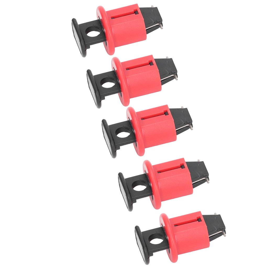 5Pcs Circuit Breaker Lockout Device Electrical Miniature Lock Pin Out Standard Industrial Grade Switch