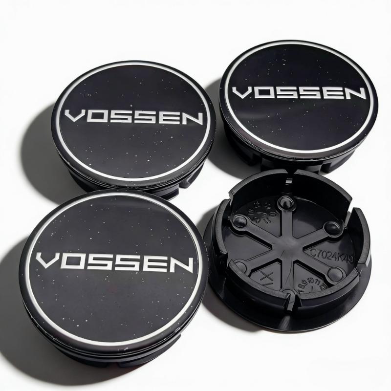 4pcs VOSSEN Logo Emblem Badge Car Wheel Center Caps 48MM 42MM Wheels Hub Cap Rim Hubcaps Cover Replace Car Accessories for Fait