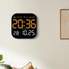 New Multi-function Clock LED Electronic Clock Living Room Fresh Wall Clock Can Be Hung and Vertical Dual-purpose Clock 6650
