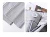 High Waist Petite Gray Wide-Leg Pants - Autumn/Winter 2025 Casual Slimming Trousers for Women