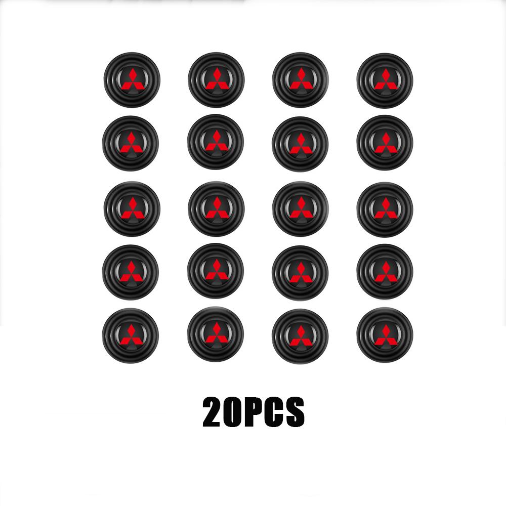 4/8/12/20Pcs Car Door Shock Absorber Pads Protect Accessories For Mitsubishi 9 X EX ASX L200 Colt Outlander Pajero Lancer Cross