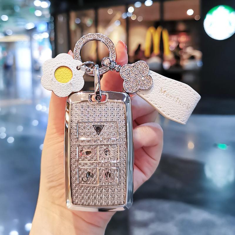 Car Key Case Cover Shell for Land Rover Range Rover Evoque L Defender Freelander2 Velar Discovery Sport5/4 Car Key Bag Car Keys