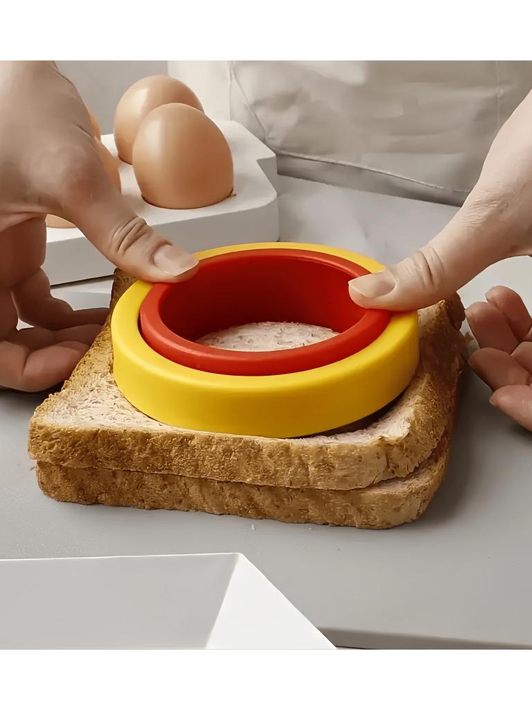 1pc Sandwich Cutter And Sealer, Stainless Steel And Plastic Cookie Cutters, Pastry Cutter, Kitchen Gadgets, Kitchen Accessories