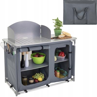 TOURISTENKÜCHENSCHRANK faltbarer Gartentisch Tasche CAMPINGTISCH