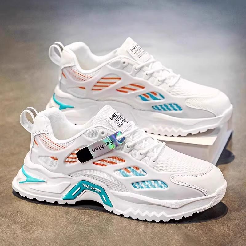 Forrest Gump's new summer mesh breathable casual running sports thick-soled heightening dad trendy shoes