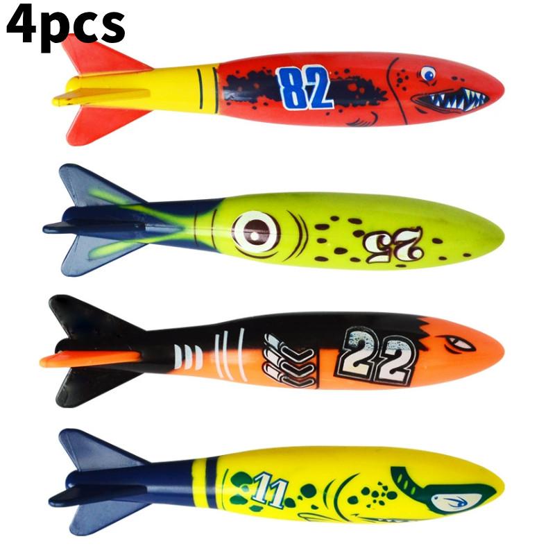 Rings Torpedoes Floating Swimming Pool Toys Dive Sticks Kids Game Gift Prop