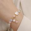 Natural Crystal Bracelet Strawberry Crystal Jewelry Bangles Women Fashion Jewelry Accessories Gift
