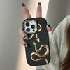 Personalized golden snake for apple 16pro mobile phone case new 15promax plating 14/13/12 anti-drop 11x