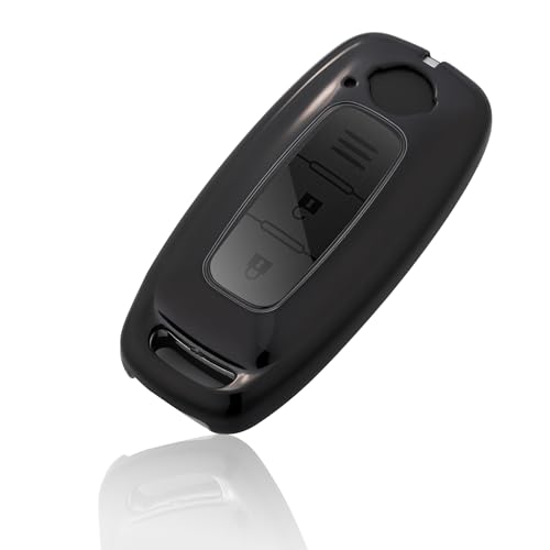 

[PIMOHI] Чехол для ключа Nissan X-Trail t33, чехол для ключа Sakura c28 e-power, чехол для смарт-ключа Serena Aria из термополиуретана, устойчивый к царапинам (черный)