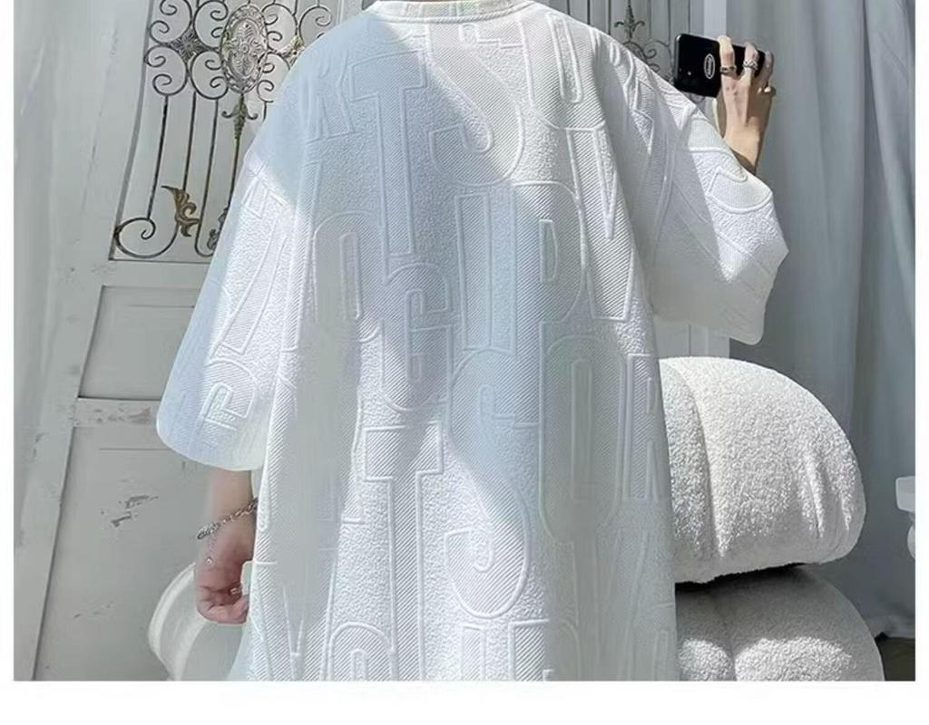 Men's Plus Size Loose Summer Casual Outfit Set - Short Sleeve & Shorts