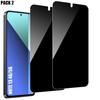Screen Protector - E.F.Connection - Redmi Note 13 - Tempered Glass - Anti-spy - Ultra-thin