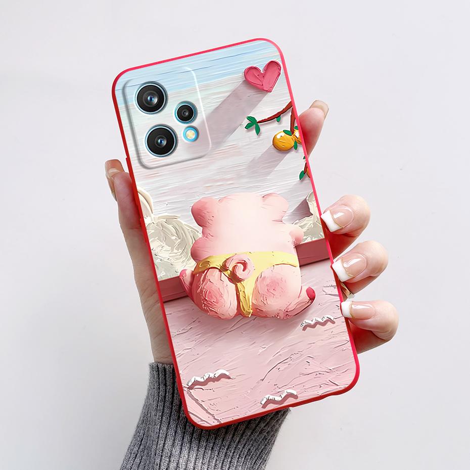 Süße Panda Cartoon Handyhülle Für Realme 9 4G 9 Pro Plus Schutzhülle Weiches TPU Funda Für OPPO Realme 9 4G Hülle Bumper