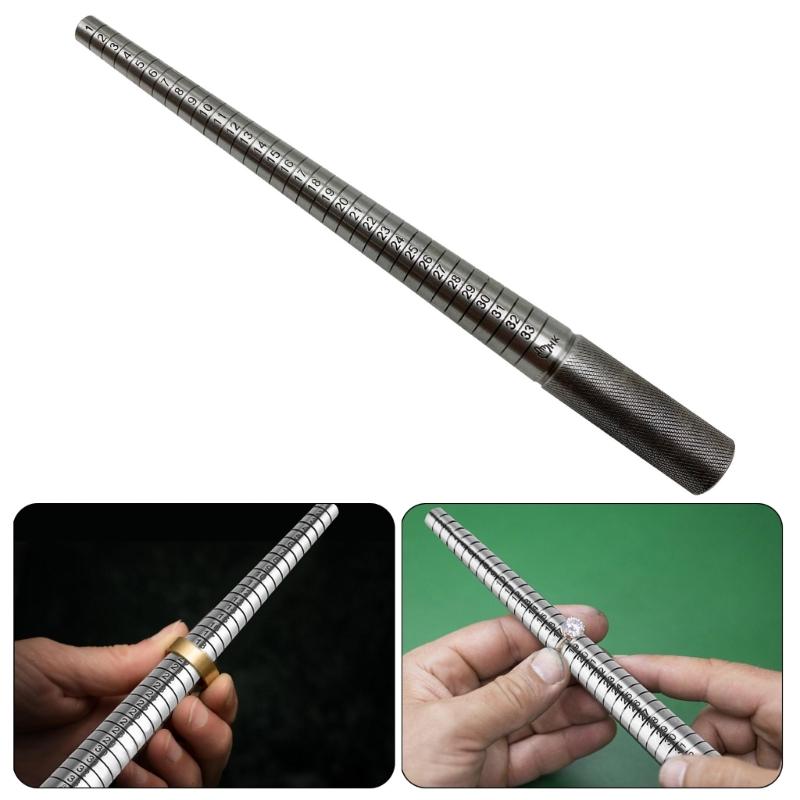 Professioneller Ringgrößenversteller Schmuckherstellung Bastelbedarf Werkzeug Dorn Zubehör zum Formen und Anpassen von Ringen