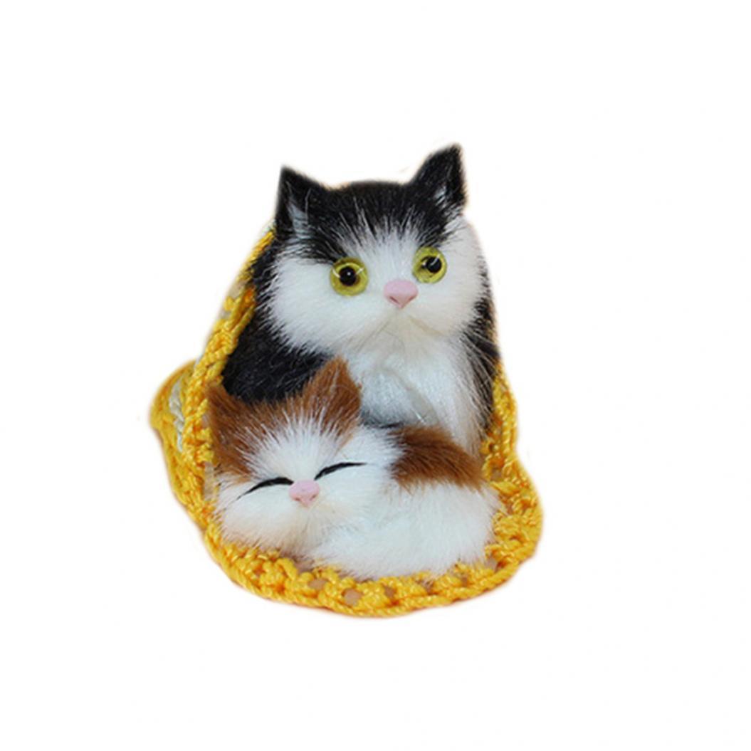 

Прекрасные кошачьи тапочки, плюшевые детские игрушки, имитация животного, орнамент, ремесло, рождественский подарок