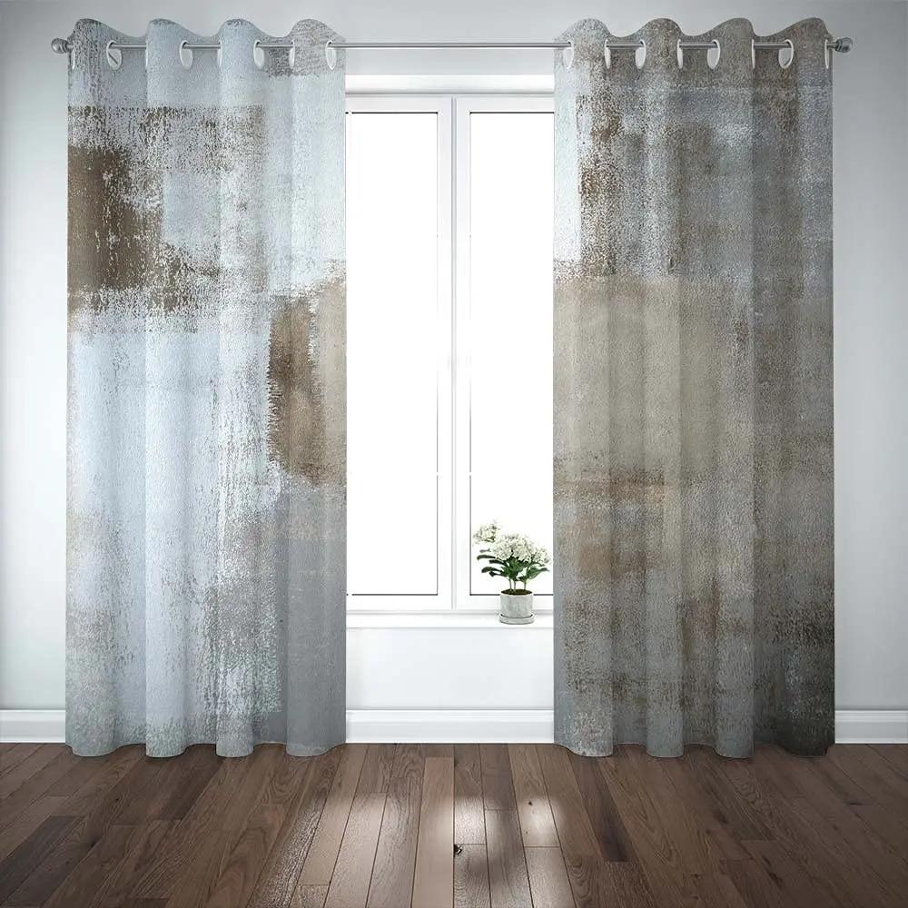 MulticolorGraffiti Art High Shading Curtain Luxury Curtains for Living Room Bedroom Shading Thick Blackout Window Drapes 2Pcs