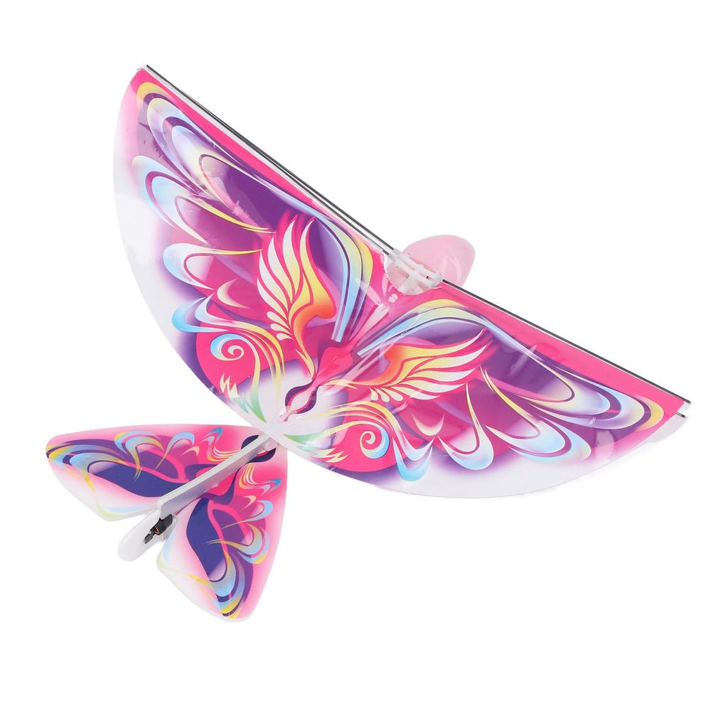 Flying RC Bird Toy 2.4GHz USB Charging LED Bionic Flapping Wings Bird for Indoor Outdor Pink