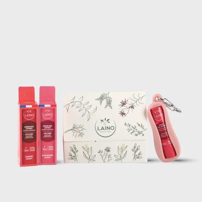 

_[Подарочная упаковка] 2 бальзама для губ Reno + 1 брелок Argan Lip Balm 4g