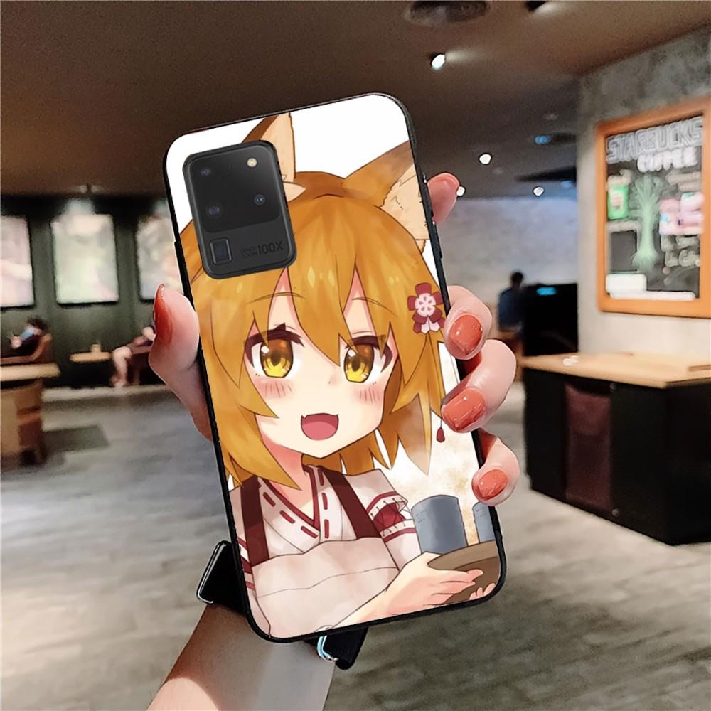 The Helpful Fox Senko San Phone Case For Samsung S 9 10 20 21 22 23 30 23plus lite Ultra FE S10lite Fundas