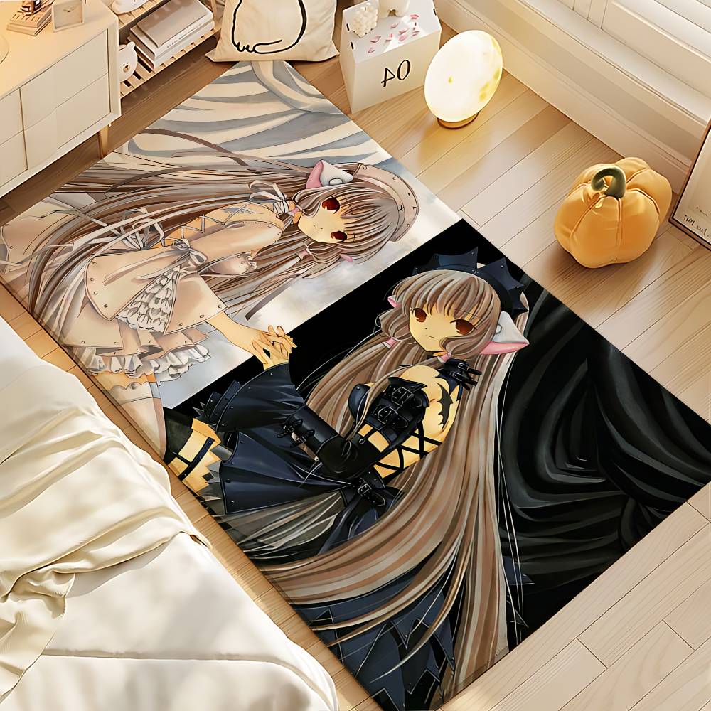 Anime C-chobits Carpet Bathroom Anti-slip Mat Door Mat Home Decoration Mat Entrance Door Mat Scratch-resistant Door Mat