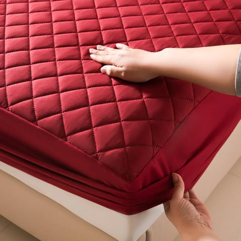 2026 Waterproof Bed Cover Bedding Set Anti Dust Waterproof Bedspread Bed Mattress Cover Bed Fitted Sheet Bedcloth