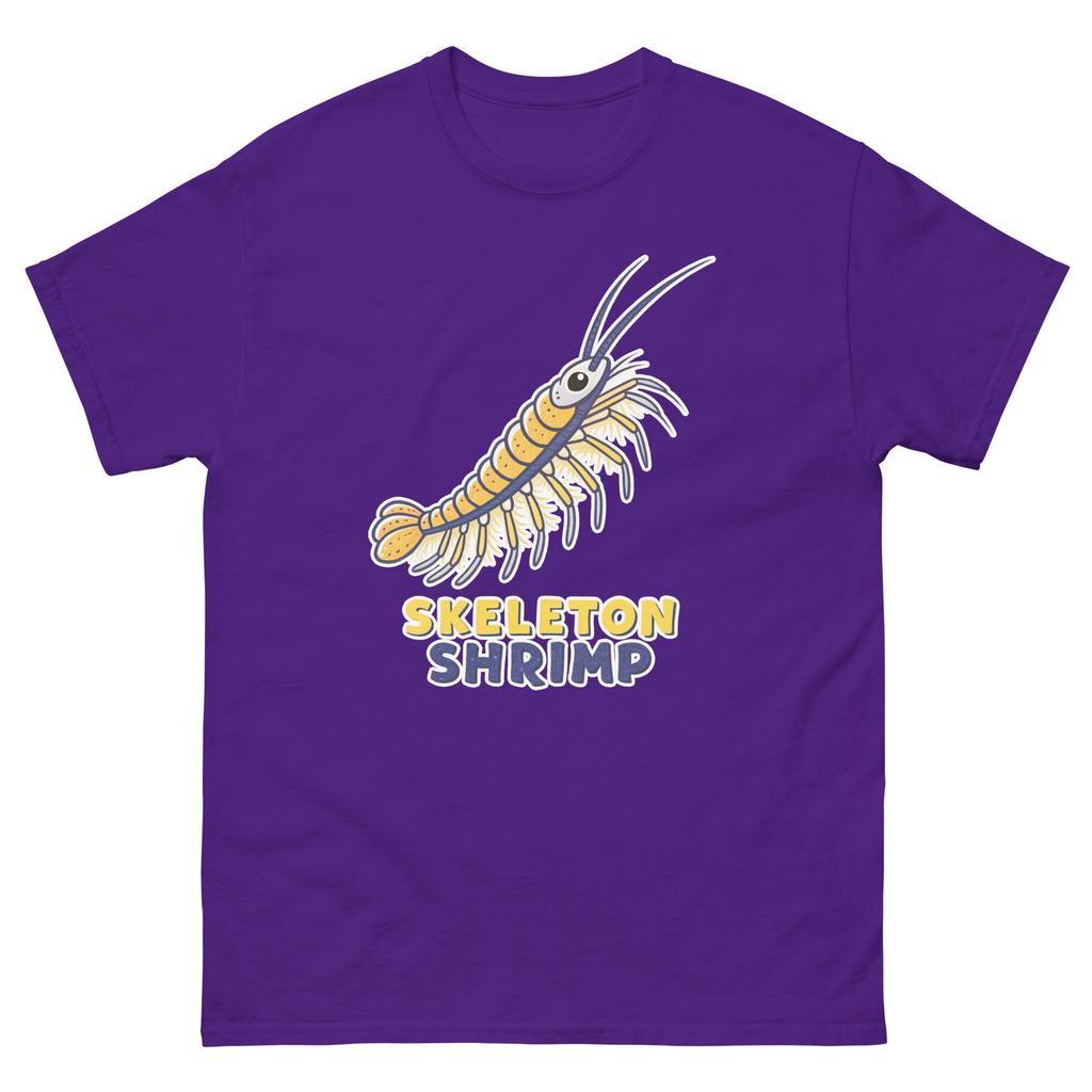 Skeleton Shrimp Ocean Beach Water Marine T-Shirt