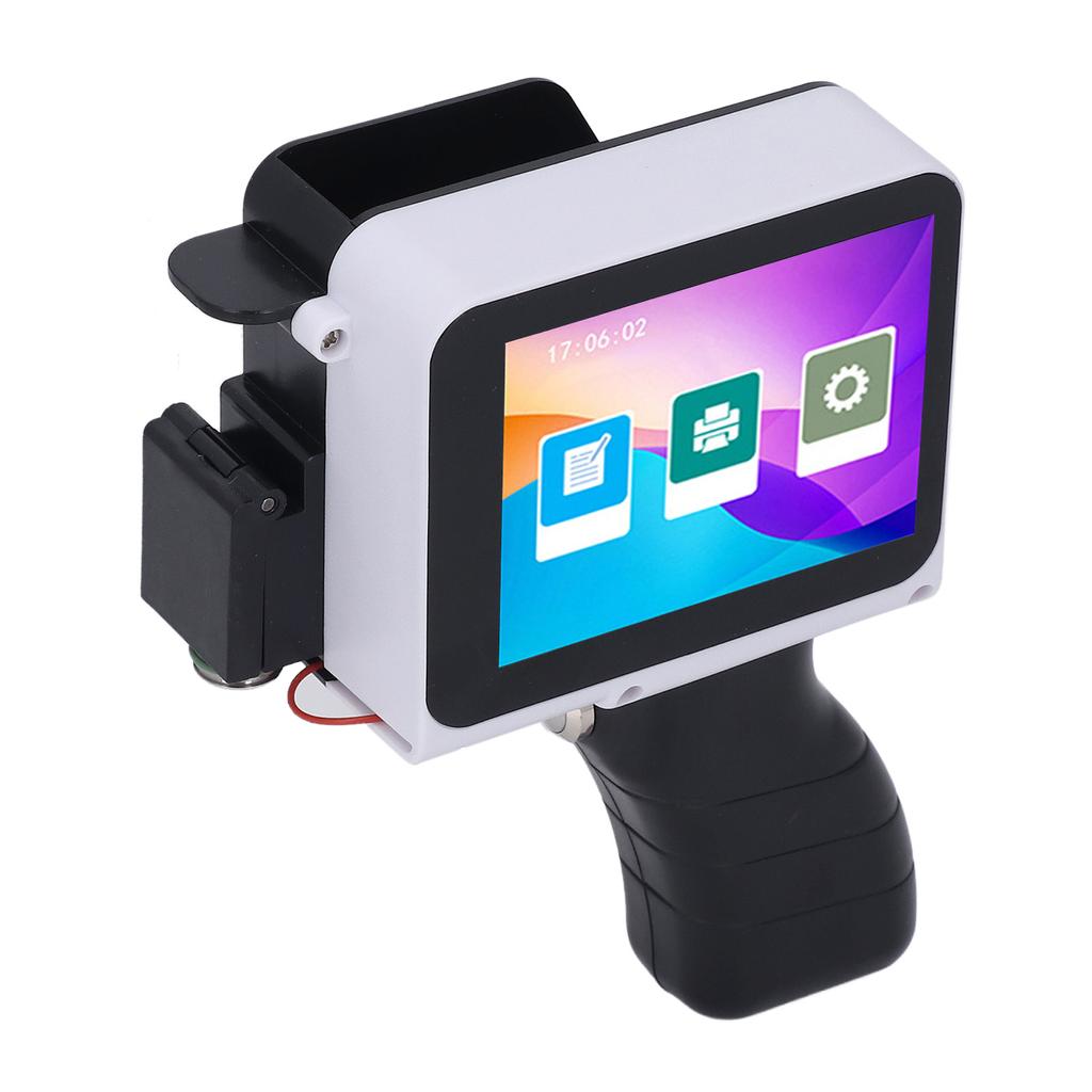 Handheld Printer 12.7mm Inkjet Printing Machine for Barcode Date Label Batch Number Support Multi La