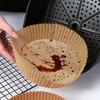 Hârtie Absorbentă Friteuză cu Aer Formă de Tort Hârtie de Barbeque de Unică Folosință Hârtie de Copt