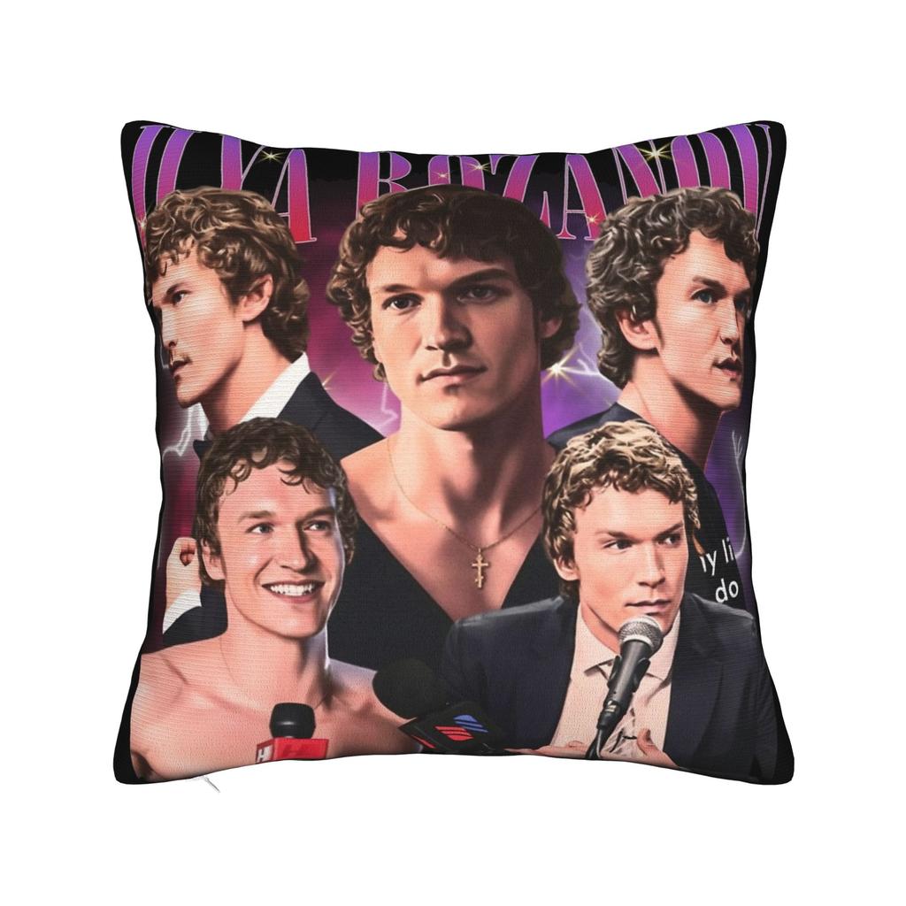 Heated Rivalry Humorous Pillowcase Product Printed Cushion Cover Decoration Hollander and Ilya Rozanov Throw Pillow Case