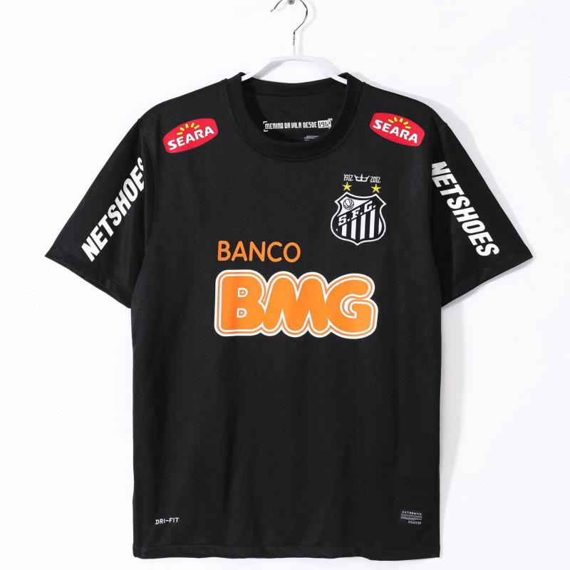 Retro Classic Santos Football Jersey Men Women Short Sleeve Casual Hip Hop Streetwear Sportswear