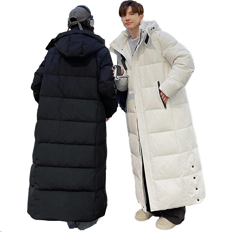Nuova Giacca Invernale Lunga alla Caviglia - Unisex Vestibilità Larga, Caldo Stile Coreano per Uomini e Donne.