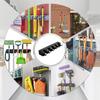 A20F-Mop And Broom Holder Wall Mount Heavy Duty Broom Holder Holder Home Garden Garage And Storage Room Tool Organizer Black