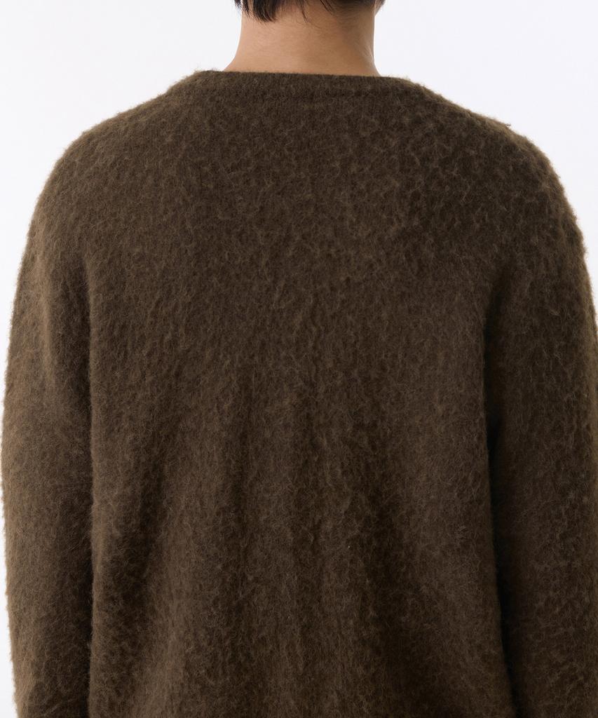 Musinsa Standard Hairy Alpaca Cardigan [Brown]