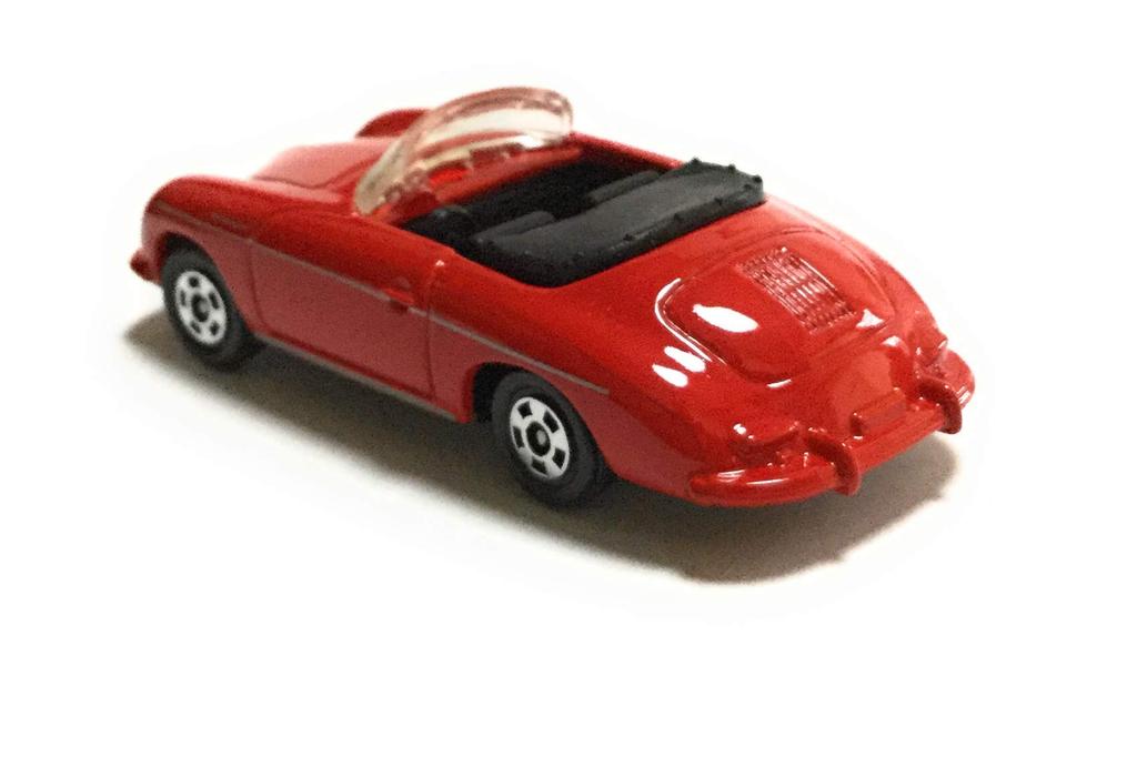 Tomica 89 Porsche 356 Speedster scale red sack box 1/59