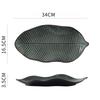 Ceramic Tableware Irregular Leaves Dinner Plate Decorations Sushi Dish Home Restaurant Large Fish Plate Dishes and Plates Sets