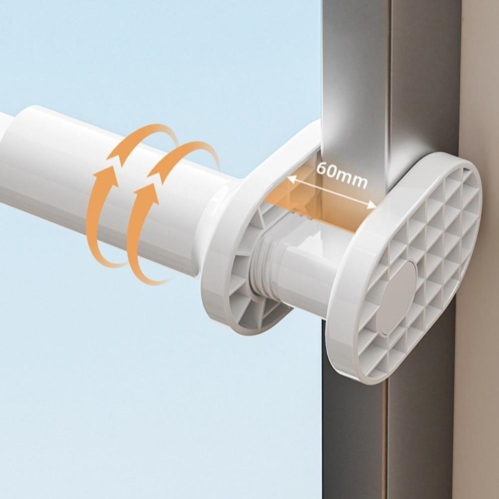 Punch-Free Clothes Drying Rack Rod Window Clothes Rack Portable Drying Rack Hotel