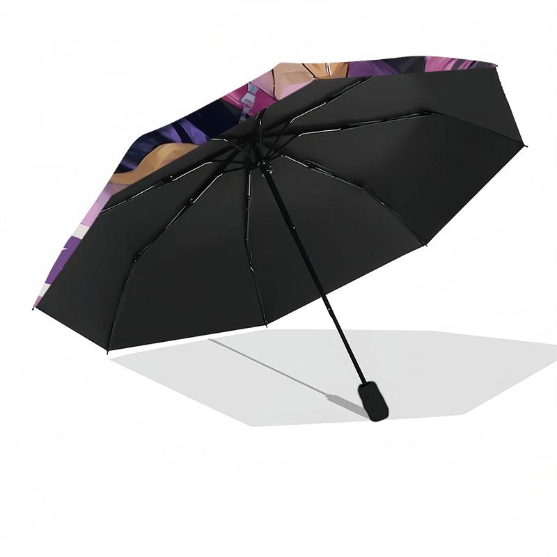 Personalized Name K-KPop Demon Hunters Print Umbrella - Automatic Open/Close, Eight-Rib Durable Frame, Automatic Folding Umbrella