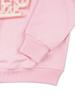 LA MAISON STUDIO Women'S Two-Tone Broken Logo Crop Sweatshirt Pink (Fce1Ts301W)