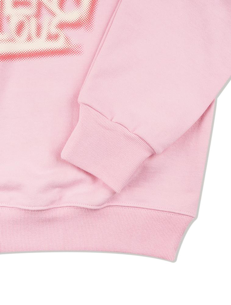LA MAISON STUDIO Women'S Two-Tone Broken Logo Crop Sweatshirt Pink (Fce1Ts301W)