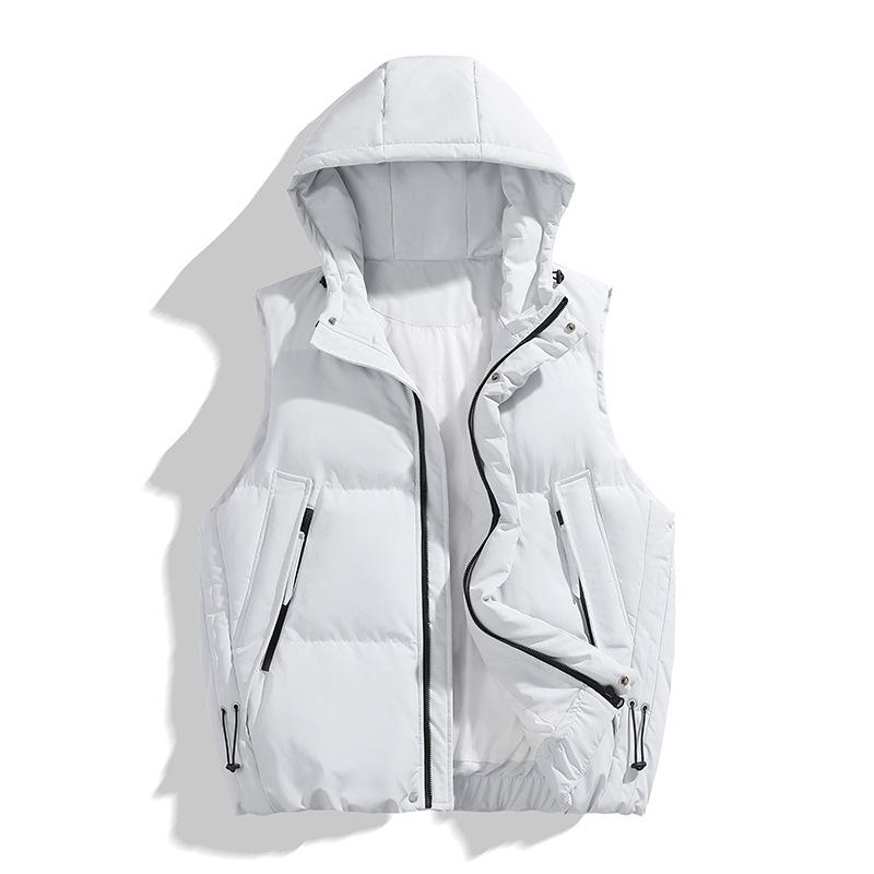 

Lamb Fleece Hoodie for Men, Autumn and Winter with Thick Fleece, Warm Winter Clothing, Men s Checkered Jacket XXXL белый