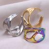 Adjustable Rings Fashion Finger Jewelry Opening Rings Alloy Texture Suitable for Daily and Party Various Occasion