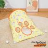 Bite Resistant Cat Toys Drill Bag Collapsible Polyester Cat Tunnel Bag Sound Paper Exercising Hiding Training