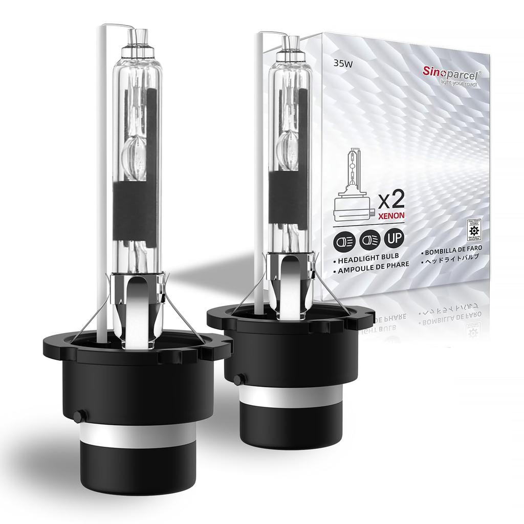 Sinoparcel D2R HID Headlight Bulb, 6000K White, 35W