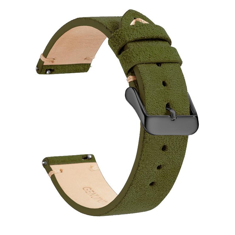 Elegantes Echtleder-Uhrenarmband, Schnellverschluss 14mm/16m/18mm/20mm/22mm Uhrenarmbänder, für Samsung, Seiko, Oris, Citizen Uhr