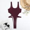Maillot de bain pour femme, bretelles creuses, une pièce, Bikini, Sexy, dos nu, plage