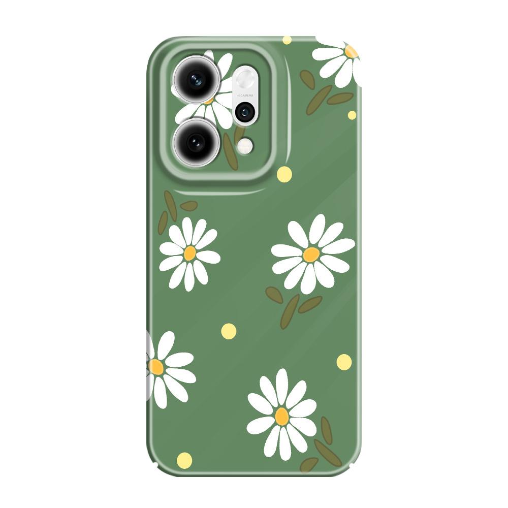 

Falling Daisies Phone Case For OPPO Reno 14 14F 13 13F 12 12F 11 11F 10 8 8Z 8T 7 7Z Pro 4G 5G Film Hard Cover OPPO Reno 8 5G